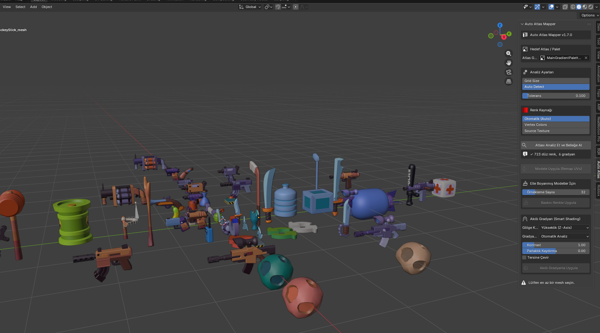 AI ile Blender Eklentisi Geliştirmek: Auto Atlas Mapper